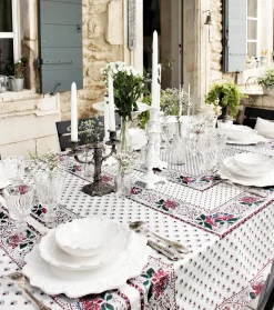 Souleiado Nos Tables Automnales | Nappe carrée « Baumanière »