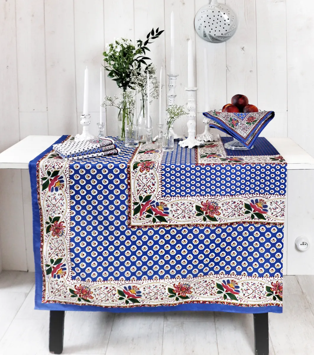 Souleiado Nos Tables Automnales | Nappe carrée « Baumanière » e