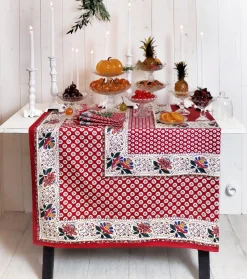 Souleiado Nos Tables Automnales | Nappe carrée « Baumanière »