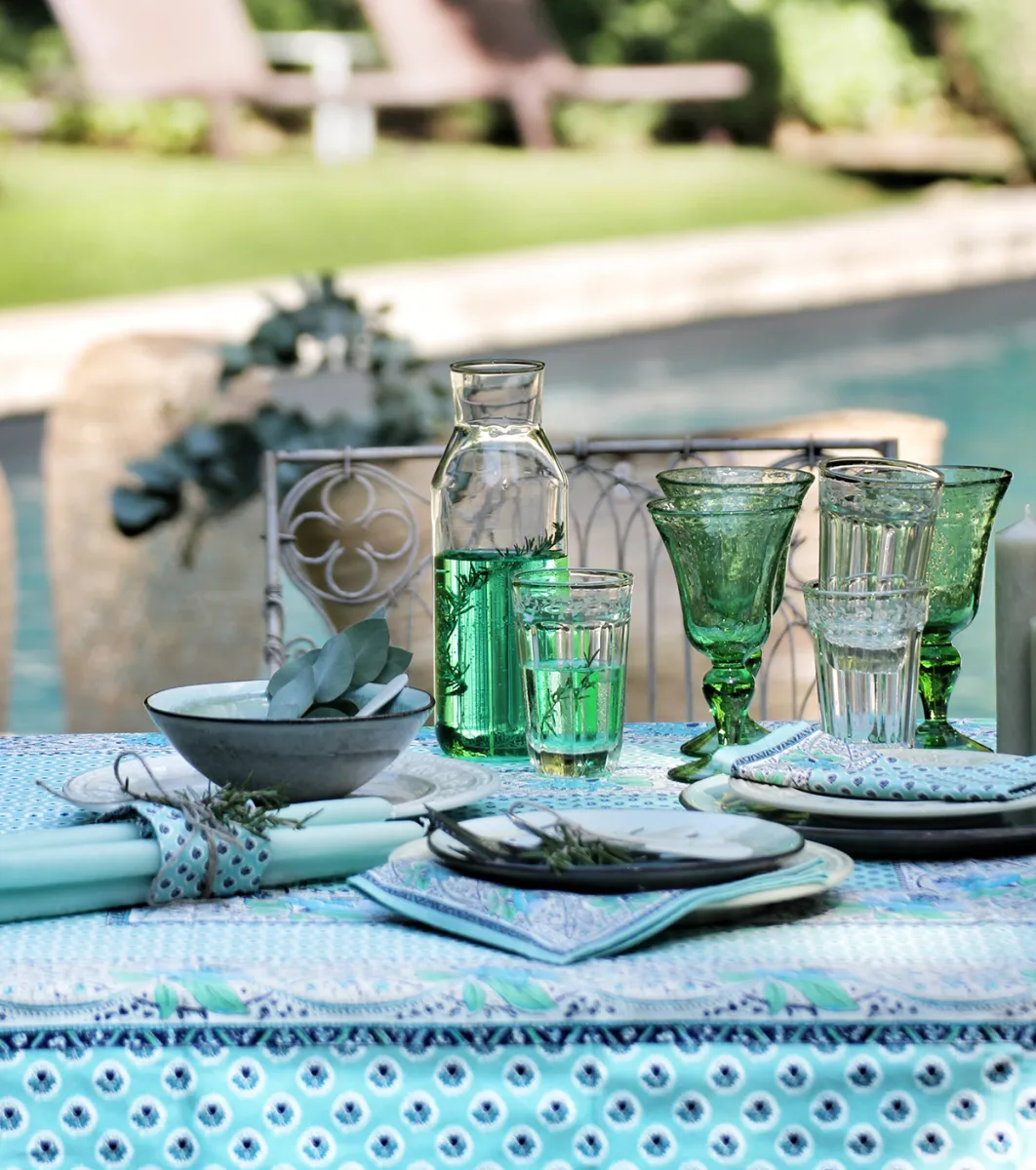 Souleiado Nos Tables Automnales | Nappe carrée « Baumanière »