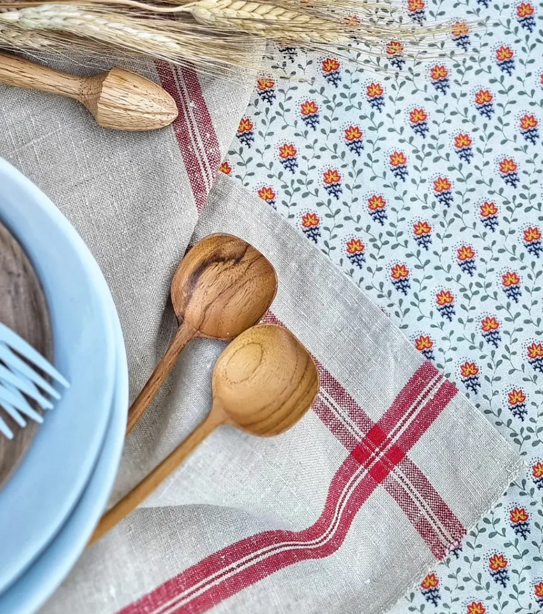 Souleiado Nos Tables Automnales | Nappe enduite ''Fleur des Champs''