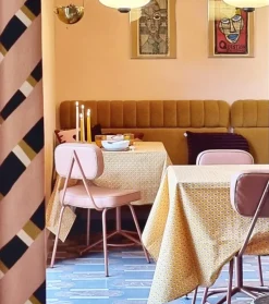 Souleiado Nos Tables Automnales | Nappe enduite "Fleur des Champs''