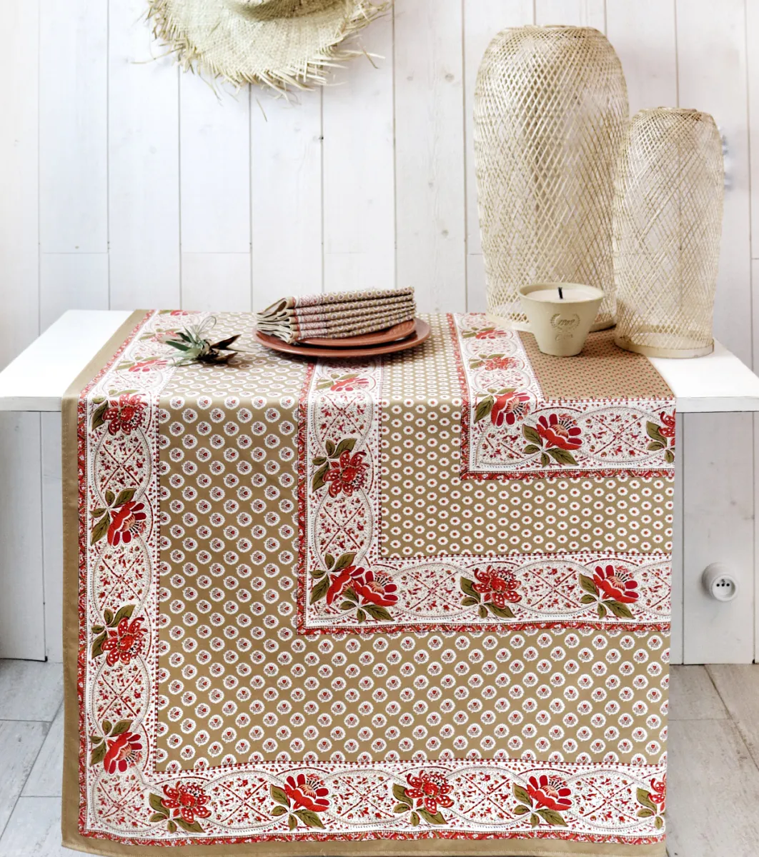 Souleiado Nos Tables Automnales | Nappe rectangulaire « Baumanière »