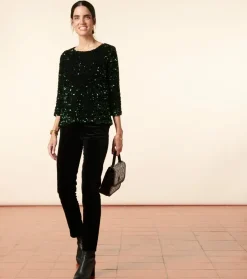 Femme Souleiado Pantalons | Pantalon BERTILLE Velours