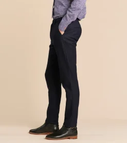 Homme Souleiado Pantalons | Pantalon MARIO lainage bleu nuit