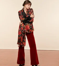 Femme Souleiado Pantalons | Pantalon SANTO Velours