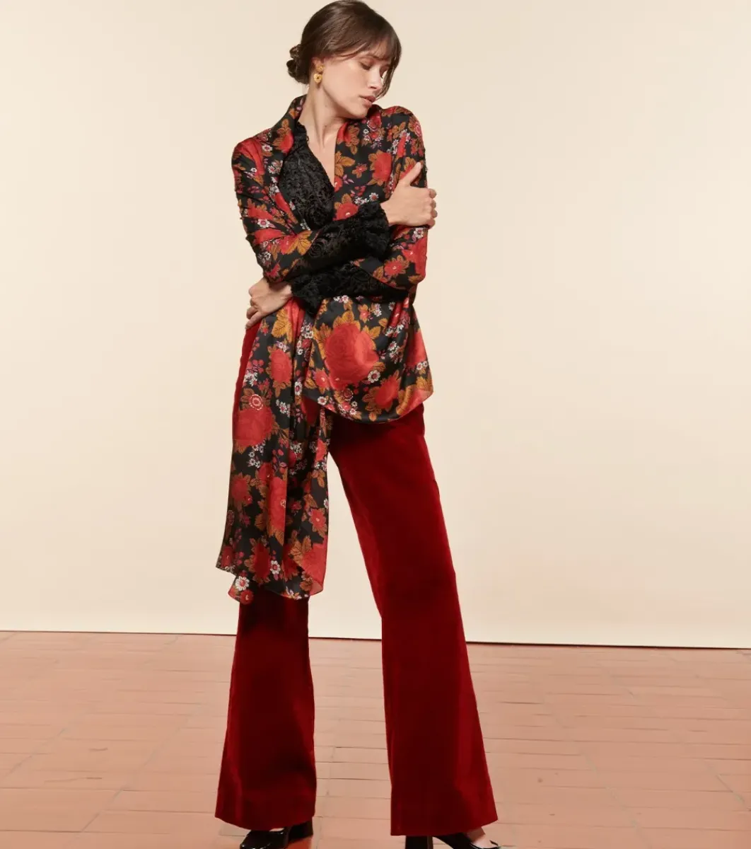 Femme Souleiado Pantalons | Pantalon SANTO Velours