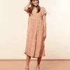 Femme Souleiado Robes | Robe JACQUELINE Tania corail