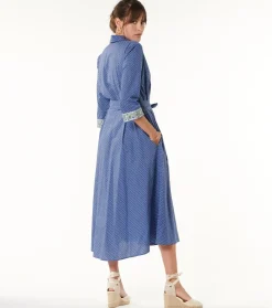 Femme Souleiado Robes | Robe KATE KELLY Mini Mouche lavande menthe