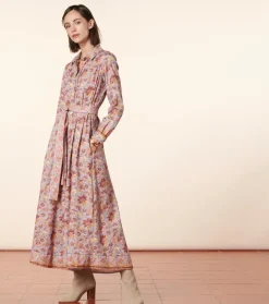 Femme Souleiado Robes | Robe MARIGOLD Alice bleu rose