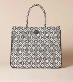 Femme Souleiado Sacs | Sac AMAREE Mosaique noir écru