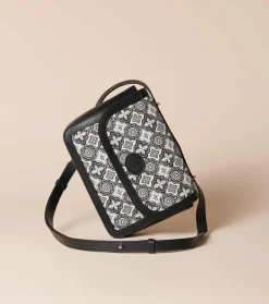 Femme Souleiado Sacs | Sac BISO Mosaïque noir écru