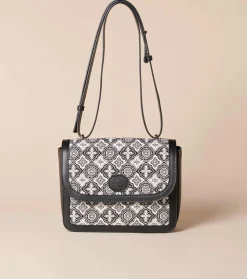 Femme Souleiado Sacs | Sac BISO Mosaïque noir écru