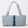 Souleiado Ligne De Voyage | Sac de voyage ESCAMPADOU La Mouche Bleu fond blanc