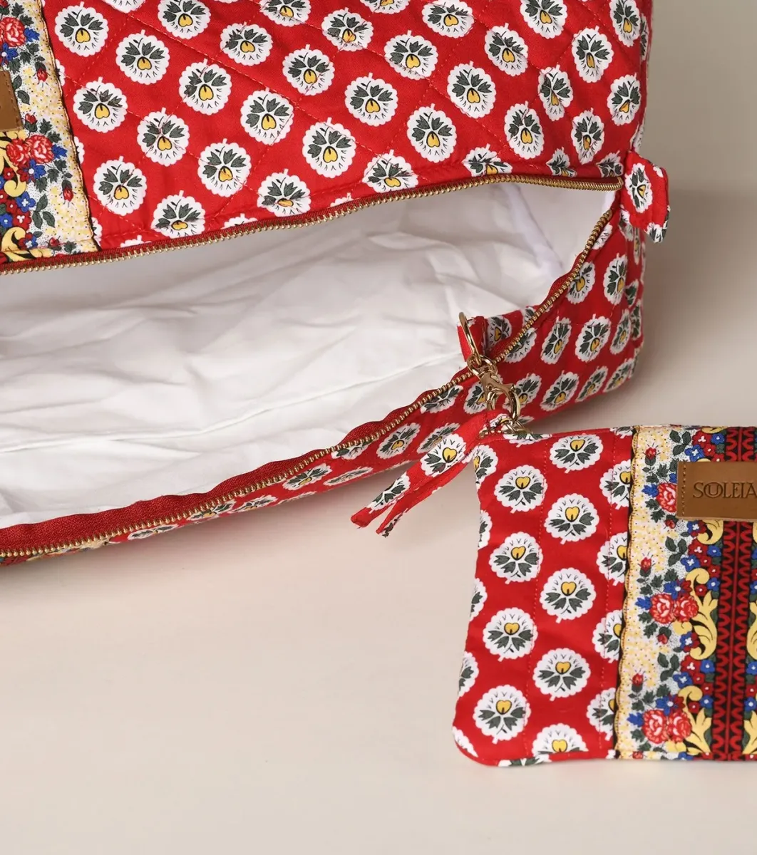 Souleiado Ligne De Voyage | Sac de voyage ESCAMPADOU Fleurs d'Arles
