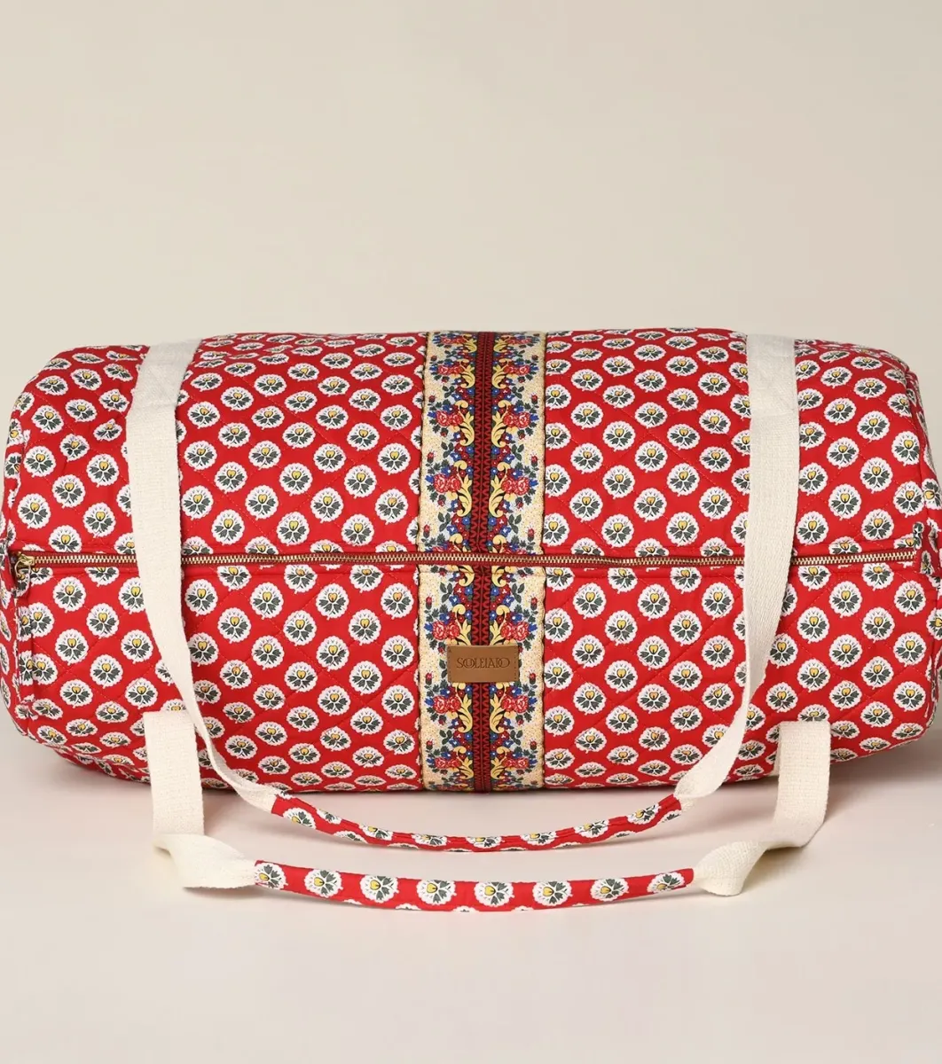 Souleiado Ligne De Voyage | Sac de voyage ESCAMPADOU Fleurs d'Arles