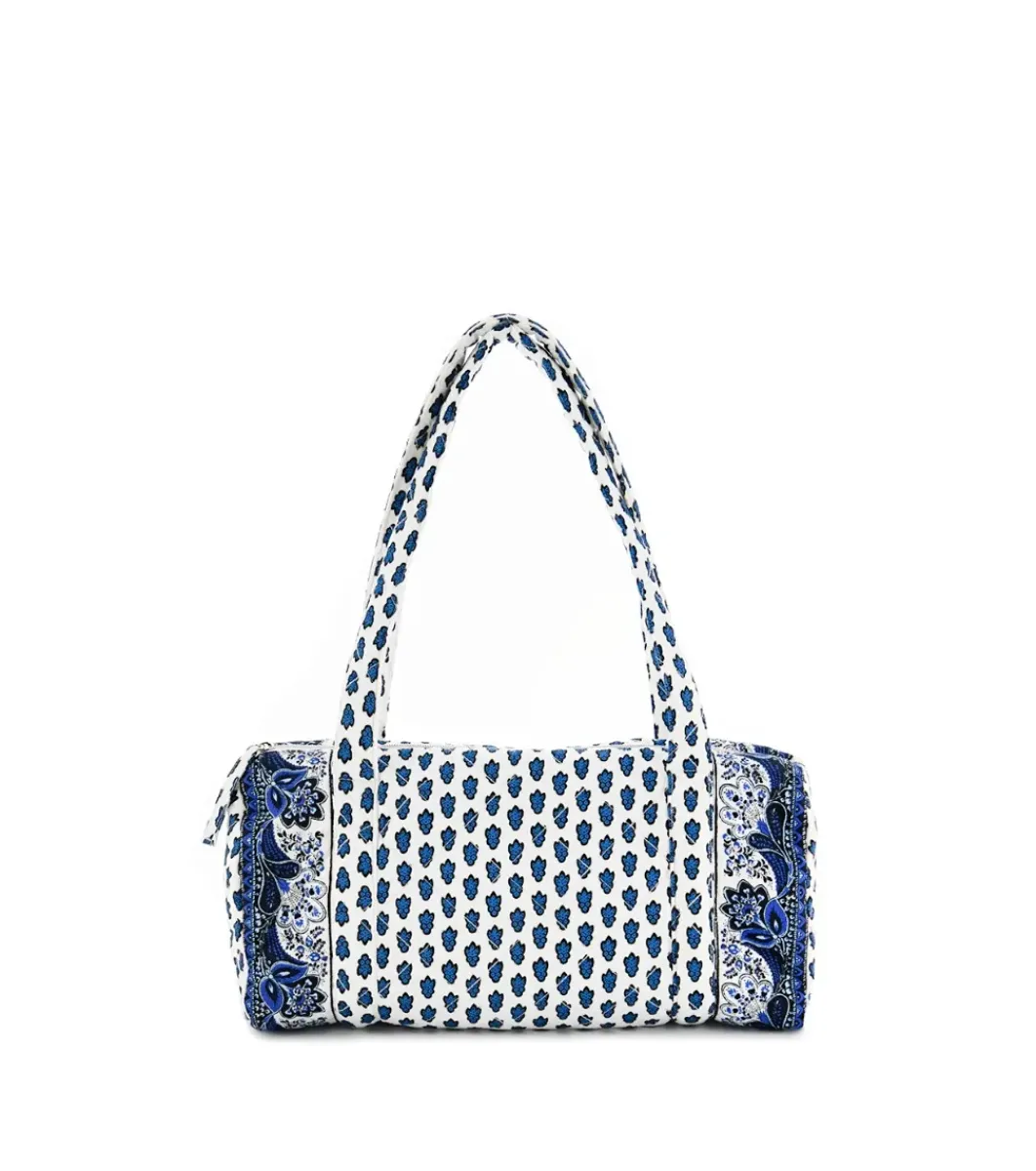Femme Souleiado Garçon | Fille | Sac PETIT ESCAMPADOU Mouche blanc/bleu