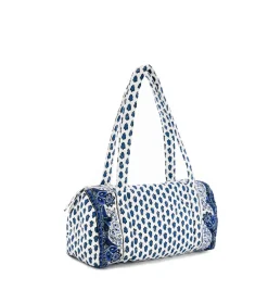 Femme Souleiado Garçon | Fille | Sac PETIT ESCAMPADOU Mouche blanc/bleu