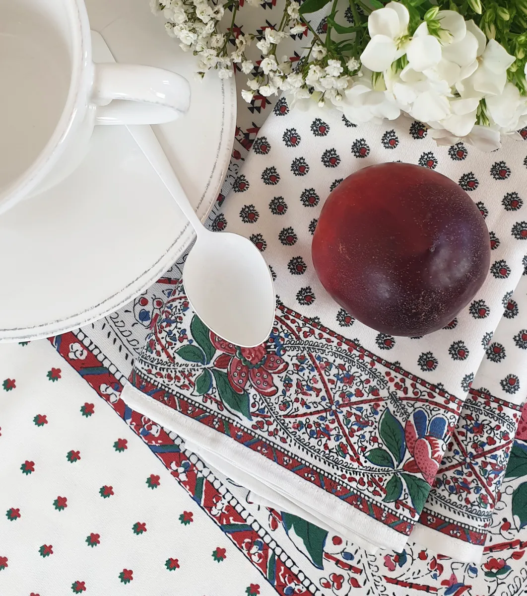 Souleiado Nos Tables Automnales | Serviette de table « Baumanière » he