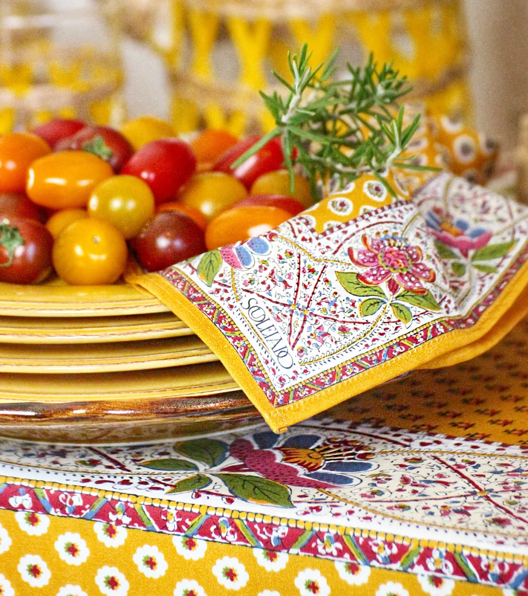 Souleiado Nos Tables Automnales | Serviette de table « Baumanière »