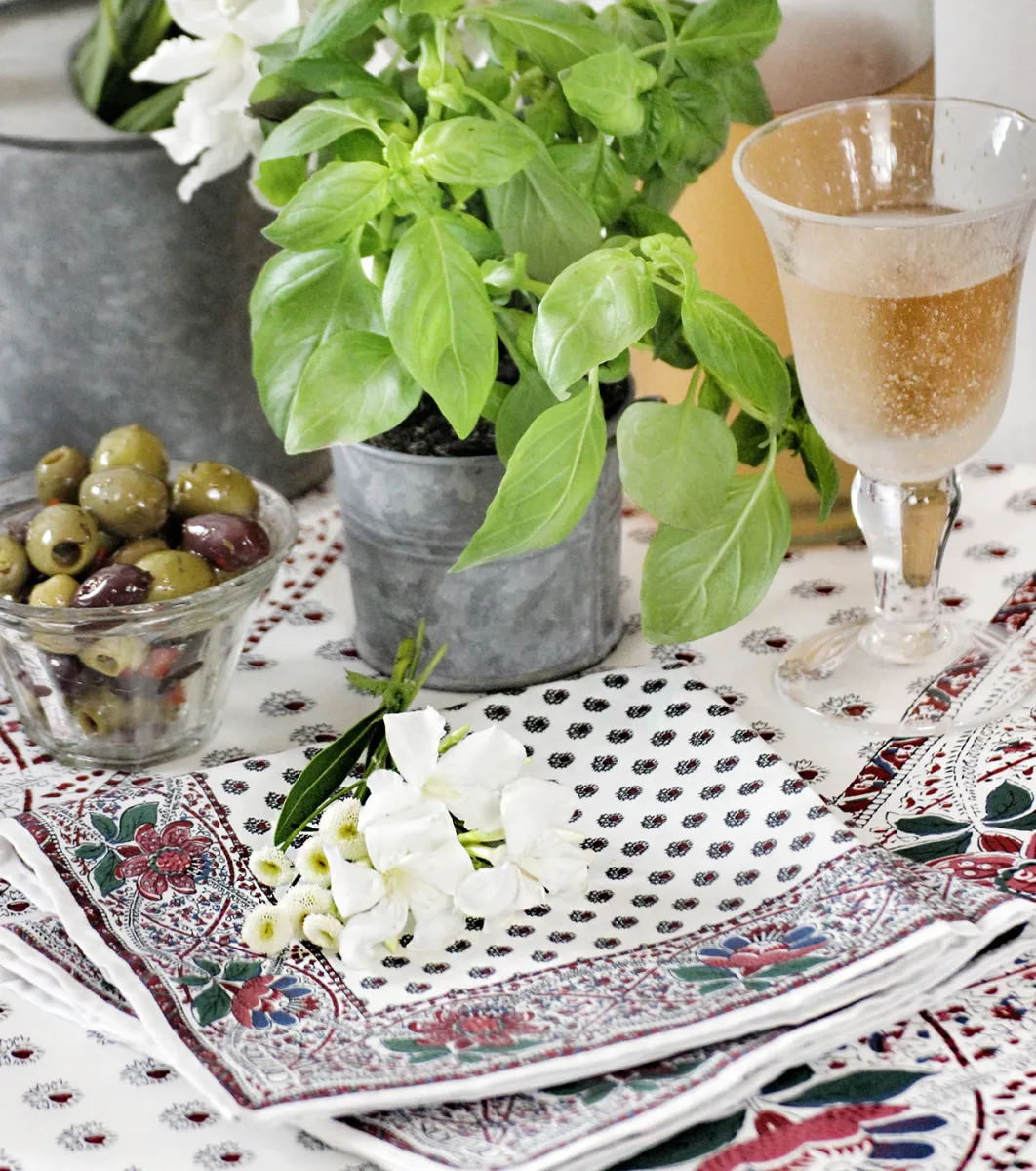 Souleiado Nos Tables Automnales | Serviette de table « Baumanière » he