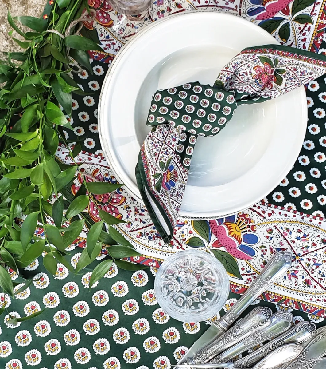 Souleiado Nos Tables Automnales | Serviette de table « Baumanière »