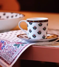 Souleiado Vaisselle | Nos Tables Automnales | Tasse à café FLEUR D'ARLES