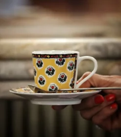 Souleiado Vaisselle | Nos Tables Automnales | Tasse à café FLEUR D'ARLES