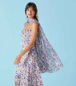Femme Souleiado Étole | Toute La Collection | Étole en soie FLORENTINE 65 x 190 cm