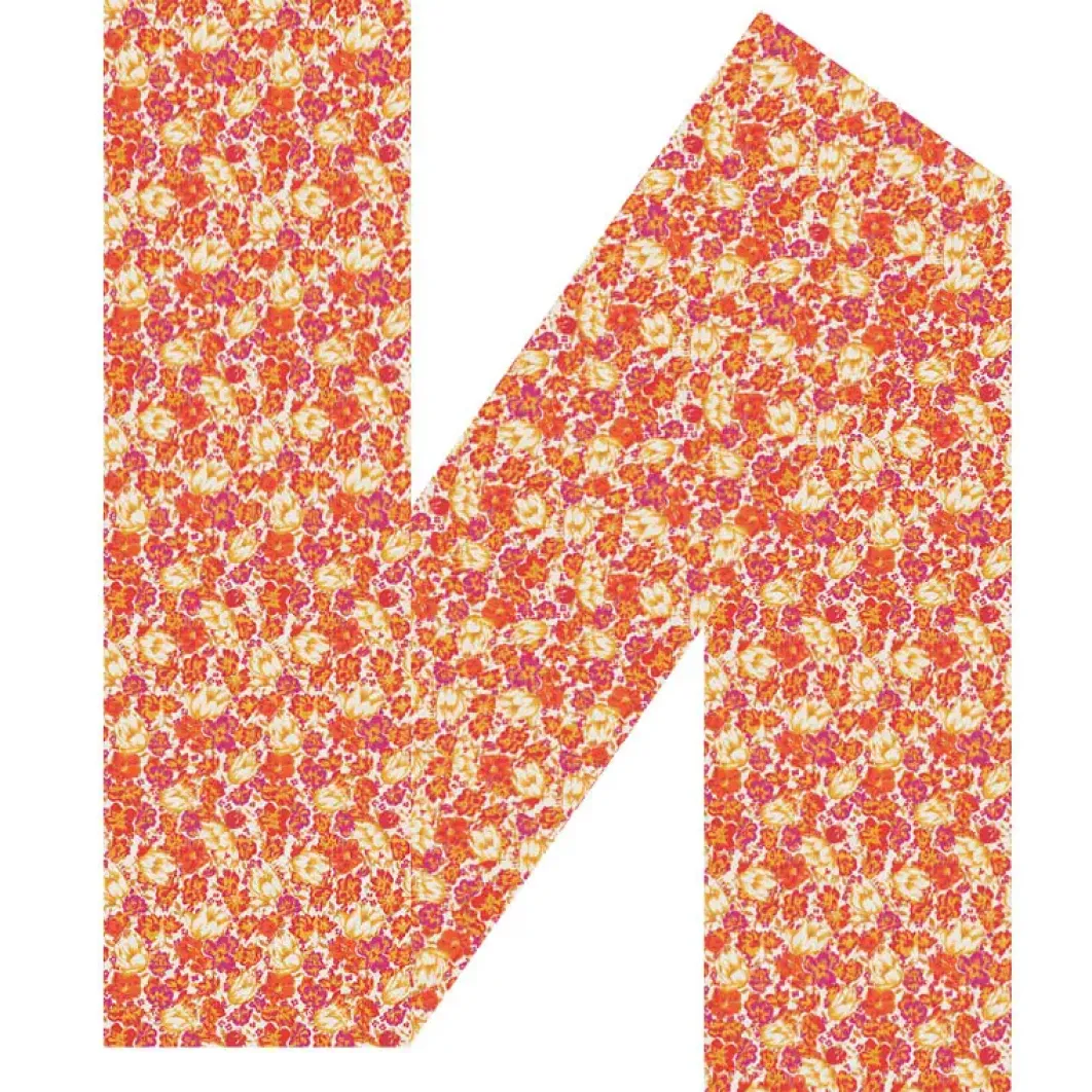 Femme Souleiado Étole | Toute La Collection | Étole en soie JARDIN FLEURI 70 x 200 cm