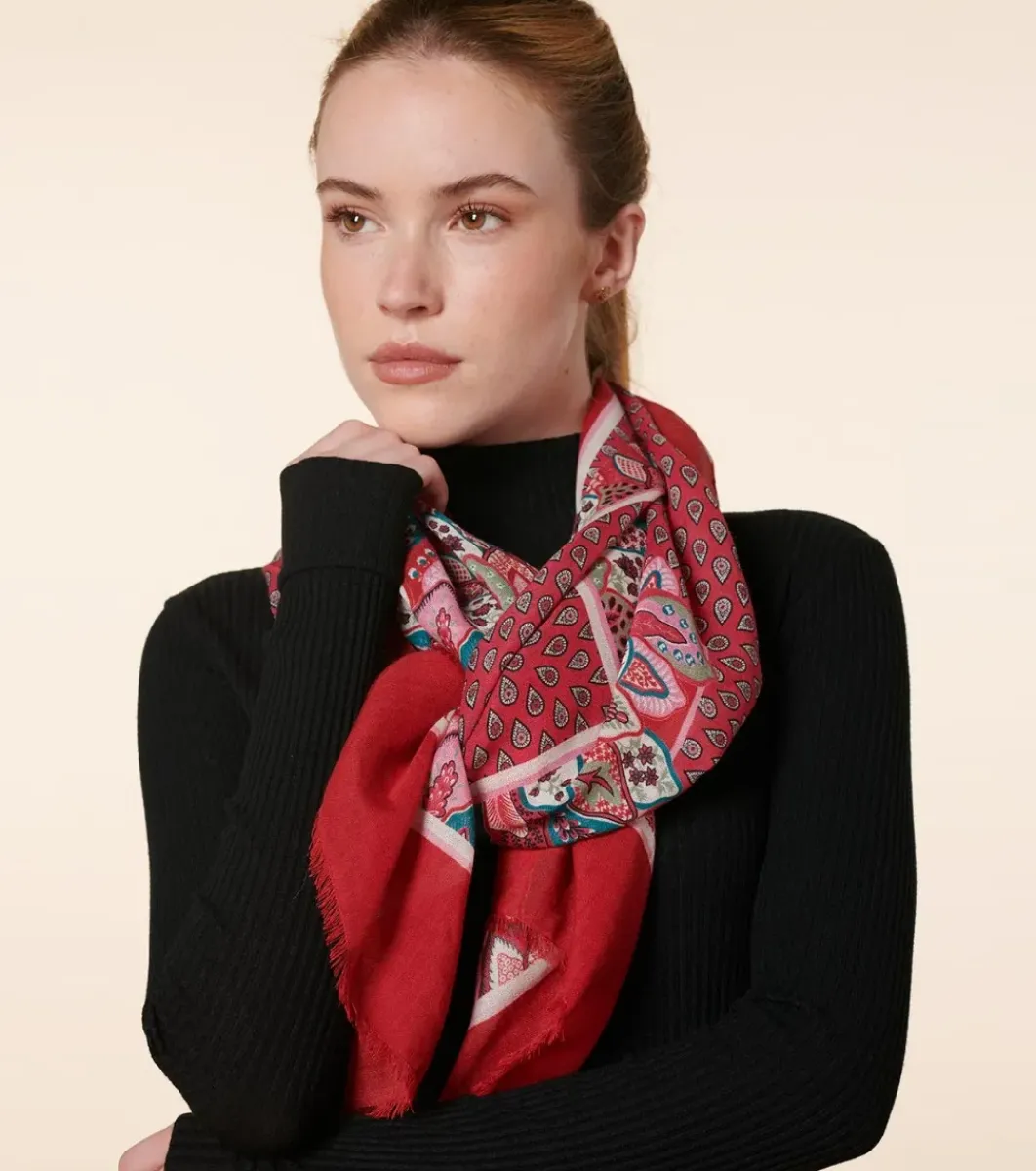 Femme Souleiado Toute La Collection | Étole | Étole laine et soie PARADISO 65 x 190 cm