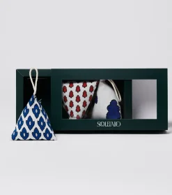 Souleiado Décoration | Trio de Berlingots LAVANDIERA Gamme blanc-bleu-rouge