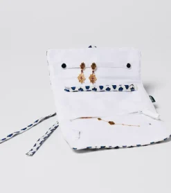 Femme Souleiado Fille | Bijoux | Trousse à bijoux BELITA Mouche Blanc/Bleu