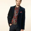 Homme Souleiado Vestes & Manteaux | Veste DANDY Velours bleu nuit