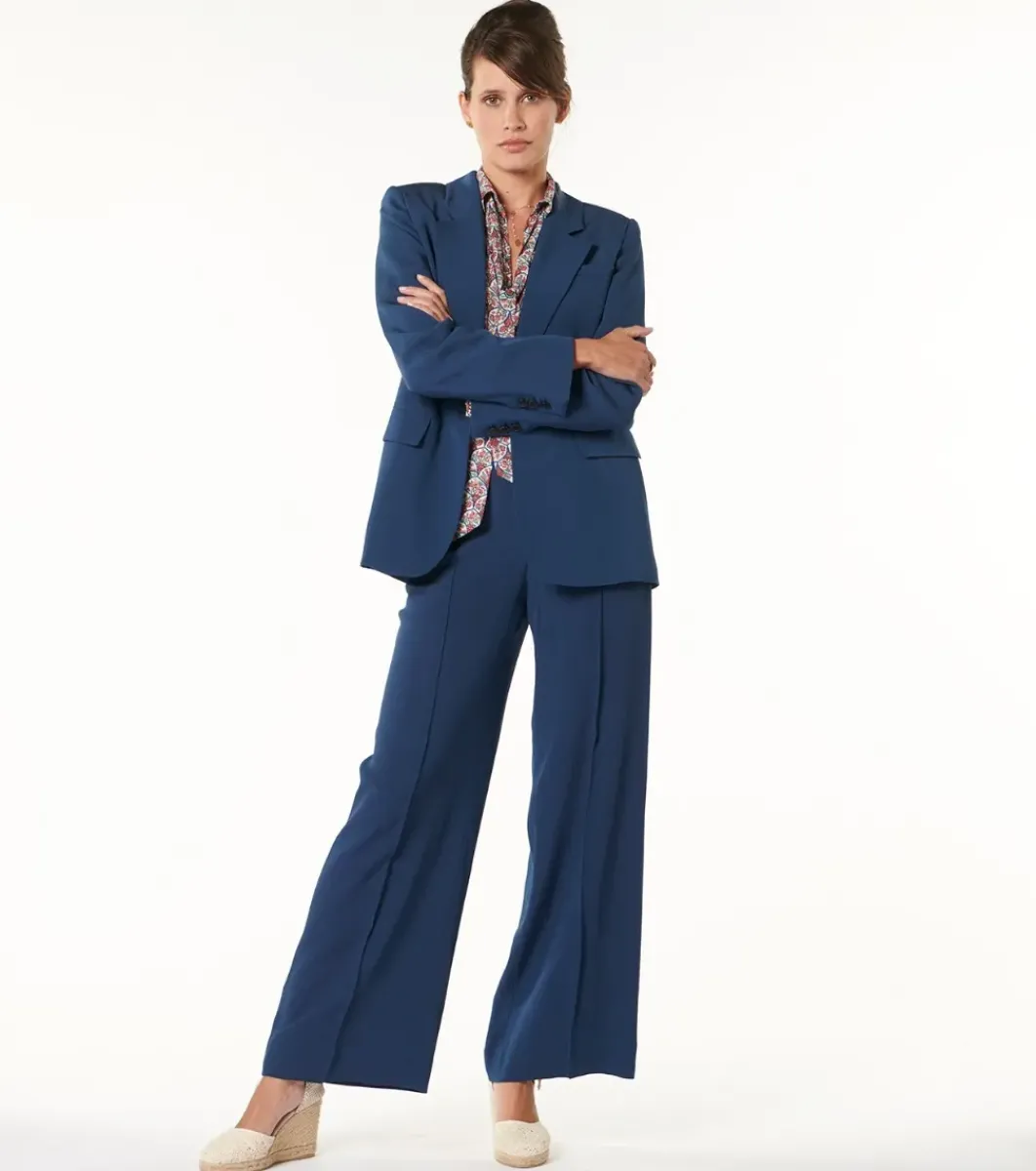 Femme Souleiado Vestes & Manteaux | Veste FLAVIE bleu pétrole