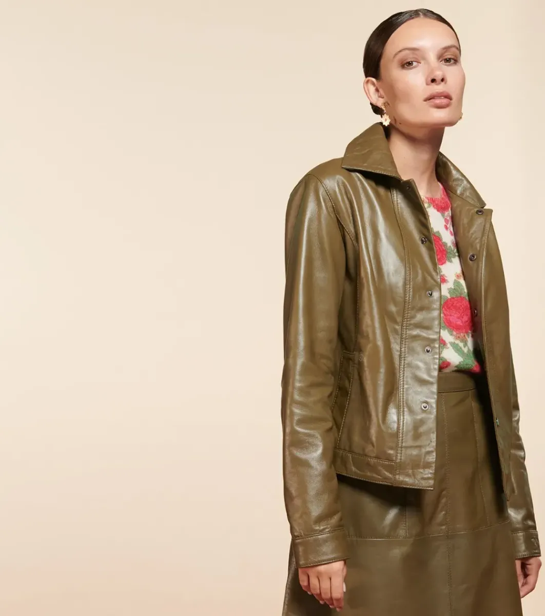 Femme Souleiado Vestes & Manteaux | Veste MADEIRA Cuir